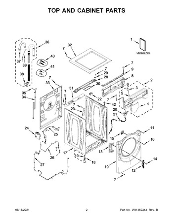 Diagram for NFW5800HW2