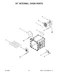 Diagram for 11 - 18" Internal Oven Parts