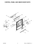 Diagram for 03 - Control Panel And Inner Door Parts