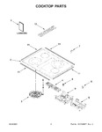 Diagram for 02 - Cooktop Parts