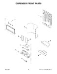 Diagram for 09 - Dispenser Front Parts