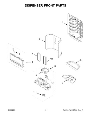 Diagram for WRF555SDFZ15