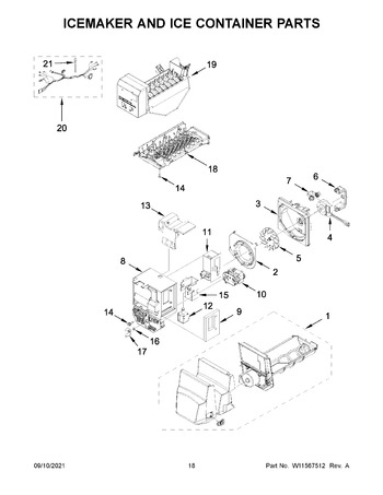 Diagram for WRF555SDFZ15