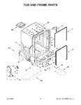 Diagram for 04 - Tub And Frame Parts