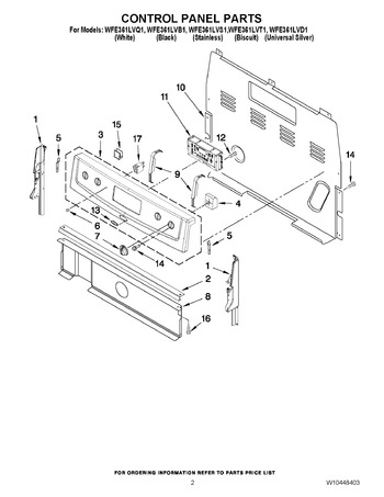 Diagram for WFE361LVQ1