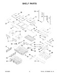 Diagram for 08 - Shelf Parts