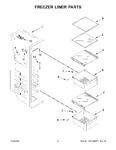 Diagram for 05 - Freezer Liner Parts