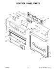 Diagram for 03 - Control Panel Parts