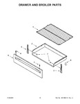 Diagram for 06 - Drawer And Broiler Parts