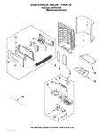 Diagram for 08 - Dispenser Front Parts