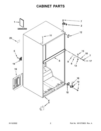 Diagram for WRT106TFDW02