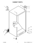 Diagram for 02 - Cabinet Parts