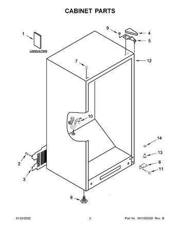 Diagram for WZF57R16FW06