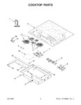 Diagram for 02 - Cooktop Parts