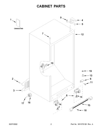 Diagram for WZF34X18DW06