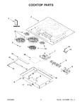 Diagram for 02 - Cooktop Parts