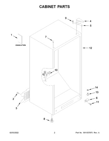 Diagram for WZF34X16DW08