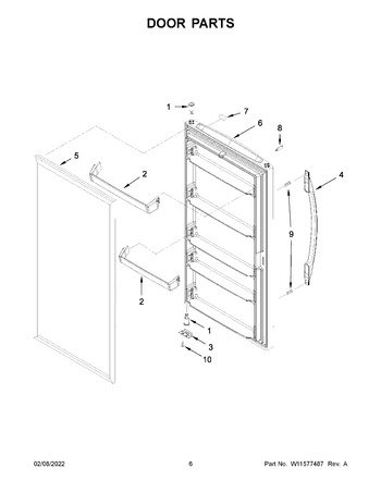 Diagram for WZF57R16FW08