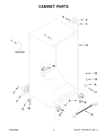 Diagram for WZF34X20DW04