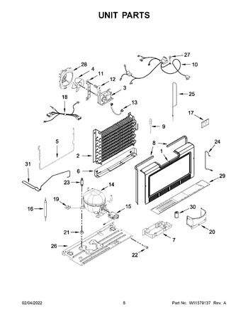 Diagram for WZF34X20DW04