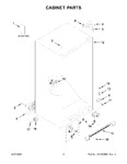 Diagram for 02 - Cabinet Parts