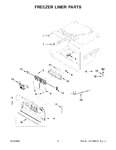 Diagram for 04 - Freezer Liner Parts