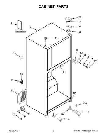 Diagram for WRT108FFDB01