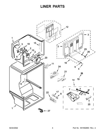 Diagram for WRT108FFDB01