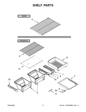 Diagram for WRT108FFDB01