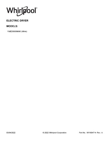 Diagram for YWED5605MW0