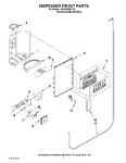 Diagram for 08 - Dispenser Front Parts