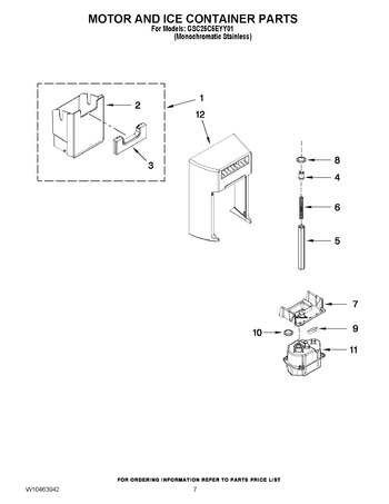 Diagram for GSC25C5EYY01