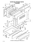 Diagram for 03 - Door And Drawer Parts