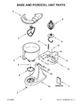 Diagram for 05 - Base And Pedestal Unit Parts