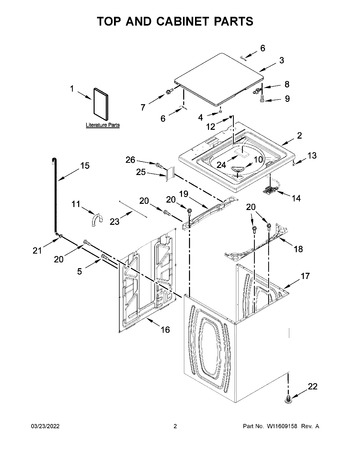 Diagram for WTW4655JW2