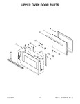 Diagram for 04 - Upper Oven Door Parts