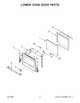 Diagram for 05 - Lower Oven Door Parts