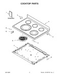 Diagram for 02 - Cooktop Parts