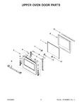 Diagram for 04 - Upper Oven Door Parts