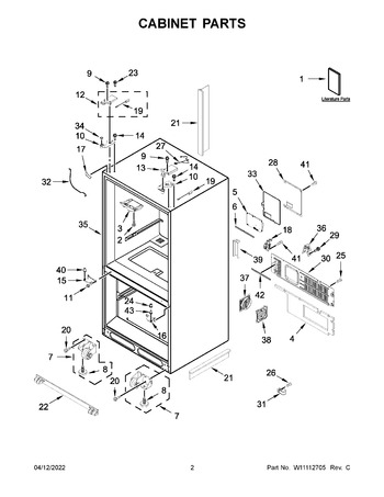 Diagram for WRF974CIHZ00