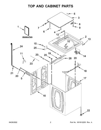 Diagram for 3DWTW3000FW1