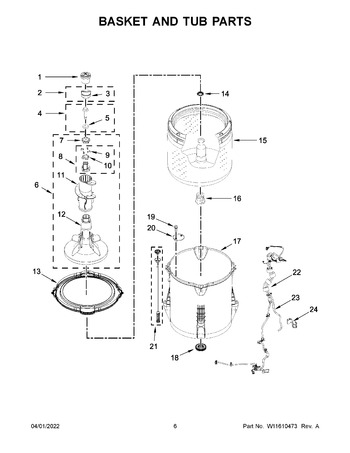 Diagram for 2DWTW4845EW2