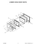 Diagram for 05 - Lower Oven Door Parts