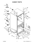 Diagram for 02 - Cabinet Parts