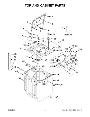 Diagram for WTW8127LW1