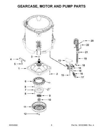 Diagram for WTW8127LW1