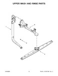 Diagram for 08 - Upper Wash And Rinse Parts