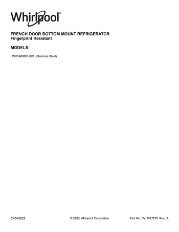 Diagram for WRFA60SFHZ01