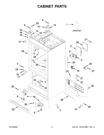 Diagram for WRF767SDHV04