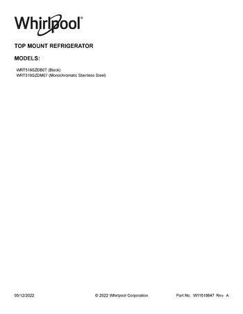 Diagram for WRT519SZDB07